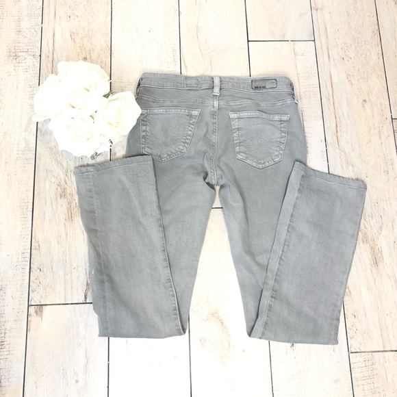 AG Adriano Goldschmeid Ballad Slim Boot Grey Jeans - Picture 13 of 16